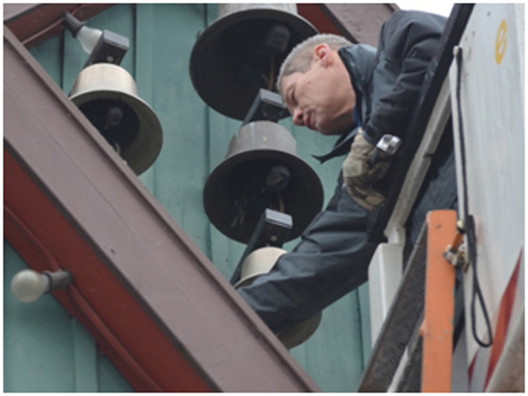 Glockenspiel Bramsche Wartungsarbeiten