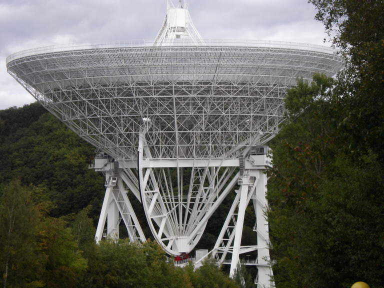 Das Radioteleskop in Effelsberg