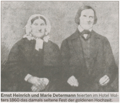 Ernst Heinrich und Marie Determann Bramsche
